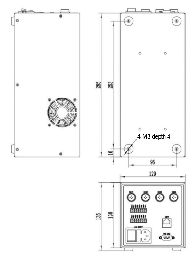 LS-DV350-LF05CE-48100-4 dimensions (mm)