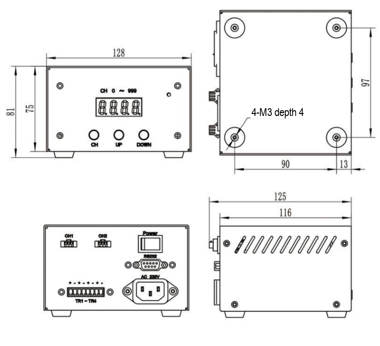 LS-DV65-N01C-24012-2 dimensions (mm)