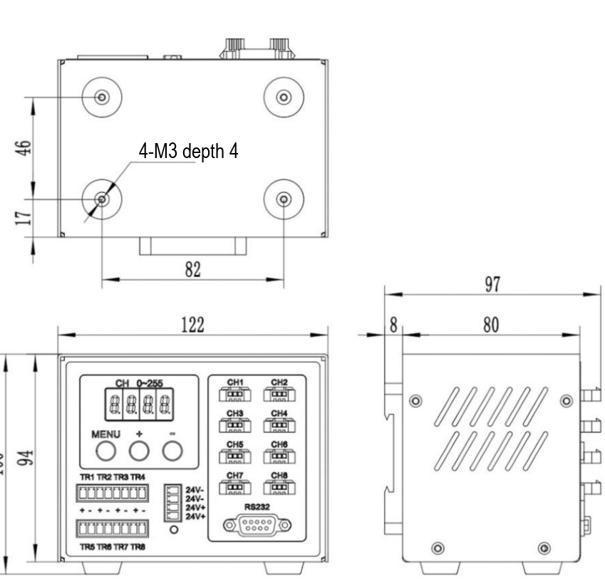 LS-DV-N02C-24030-8 dimensions (mm)