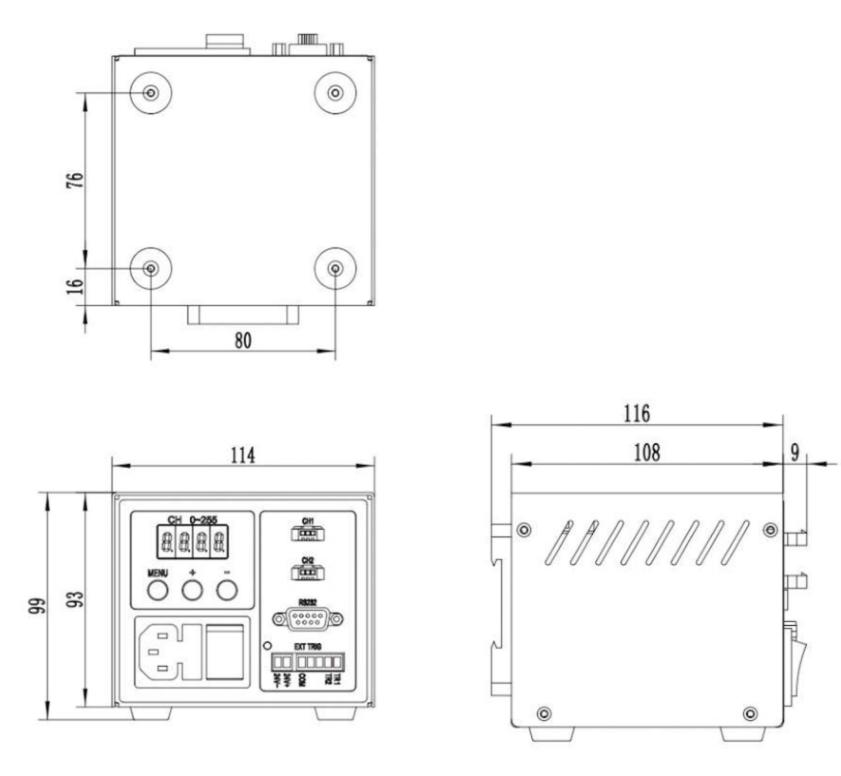 LS-DV65-N02C-24025-2 dimensions (mm)