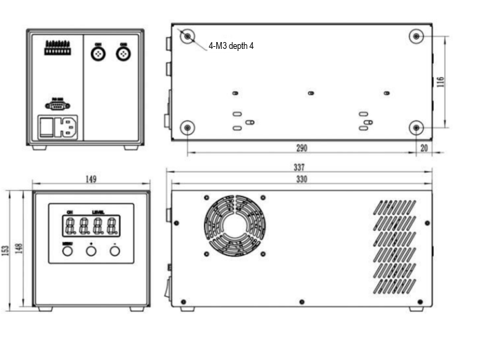 LS-DV350-N03C-24120-2 dimensions (mm)