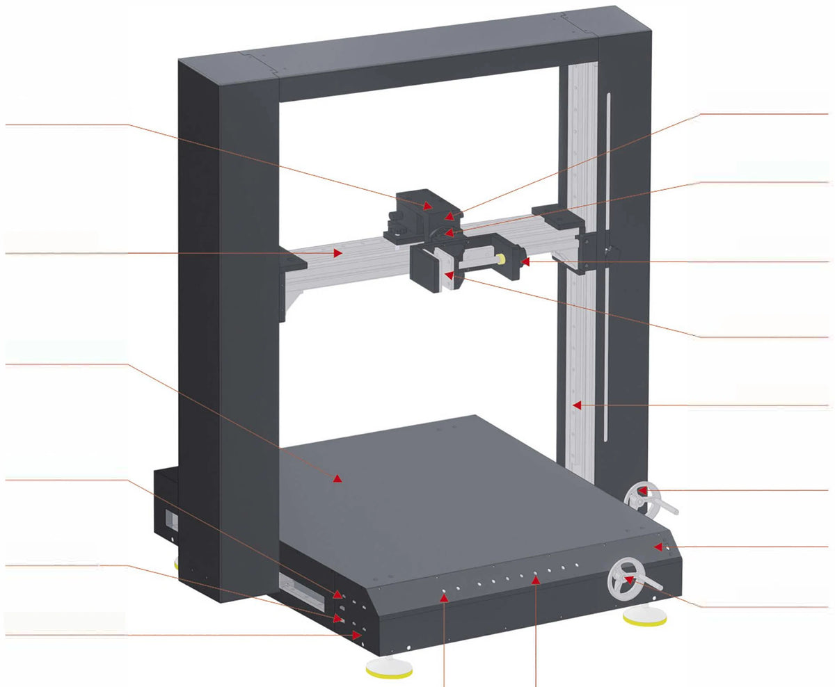 Large optical test stand (LS-FATB650)
