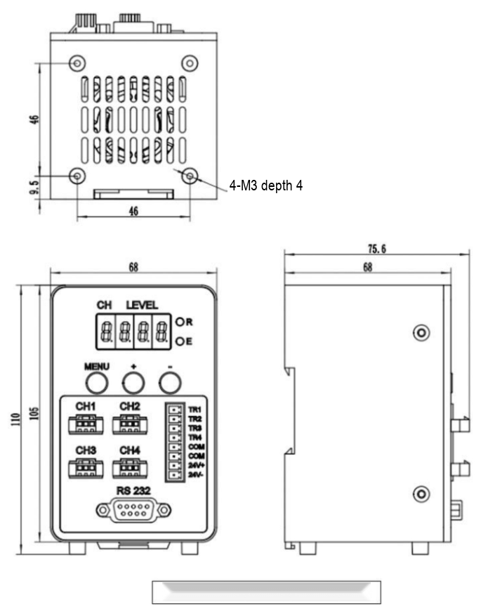 LS-MD01C-24010-4 dimensions (mm)