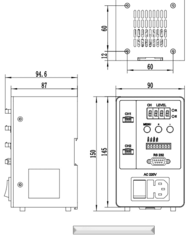 LS-65-MD01C-24025-2 dimensions (mm)