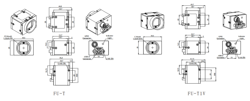 LS-MV-FU890GC/M dimensions (mm)