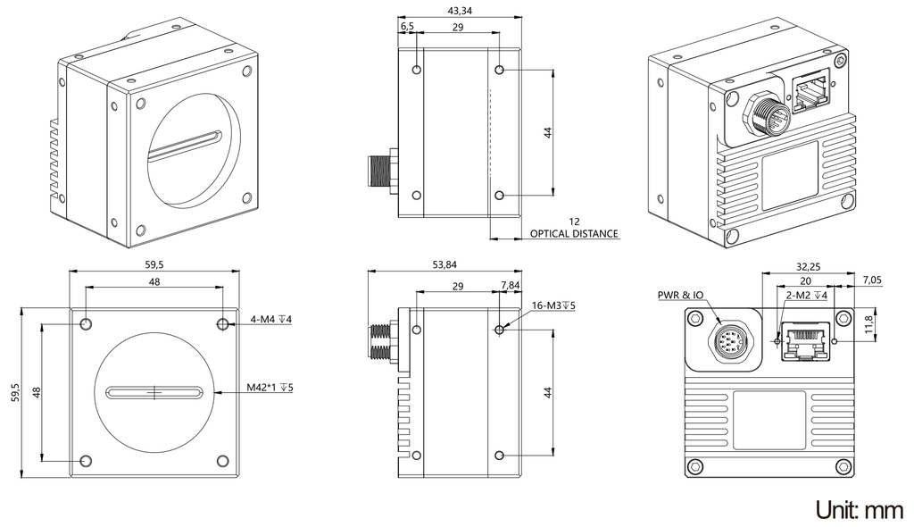 LS-MV-L041M-GE dimensions (mm)