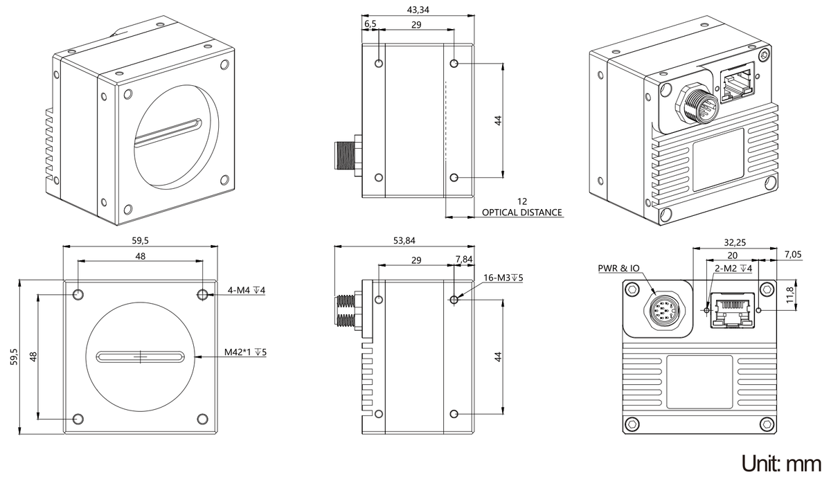 LS-MV-L041M-GE dimensions (mm)