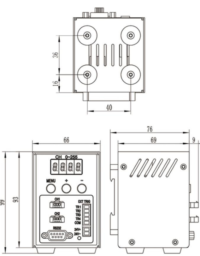 LS-NP24DC-2T5A dimensions (mm)