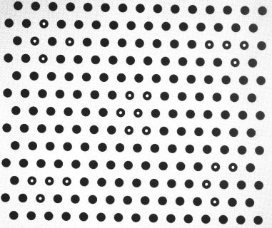 Halcon 12 dot calibration targets (NRH ...-13X15) (LS-NRH-30-13X15-DL/LD-G/C)