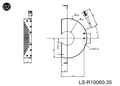 100 mm dia. non-standard ring lights (LS-R10060-35)