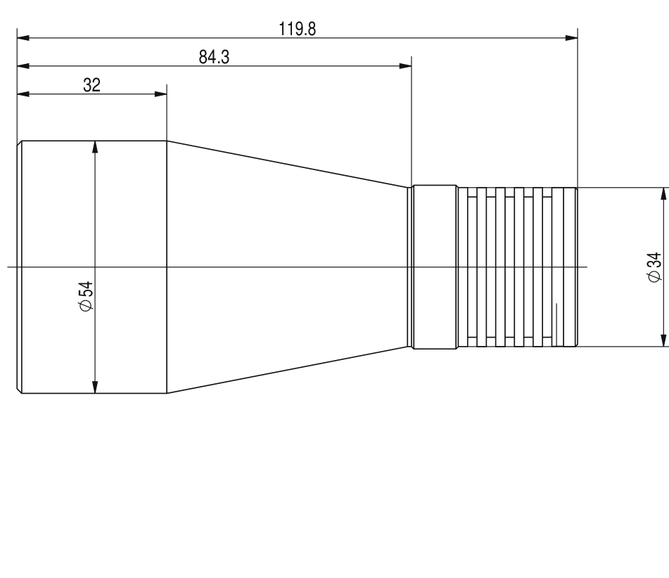 LS-VCL-36-XW-Y dimensions (mm)