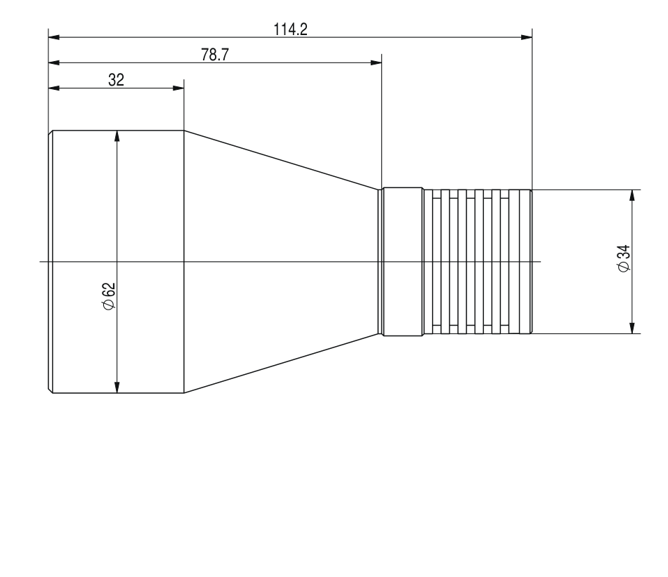 LS-VCL-42-XW-Y dimensions (mm)