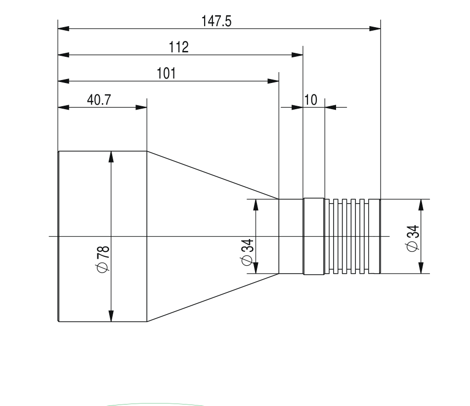 LS-VCL-56-XW-Y dimensions (mm)