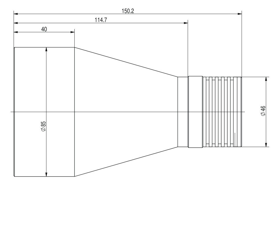 LS-VCL-64-XW-Y dimensions (mm)
