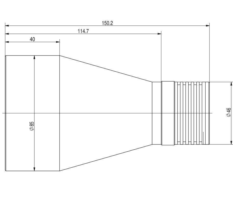 LS-VCL-64P-XW-Y dimensions (mm)