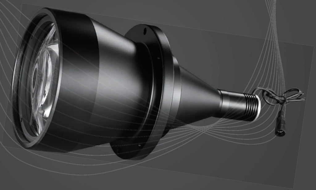Collimated (telecentric) illumination, beam dia. 26-240 mm (LS-VCL-26-XW-Y)
