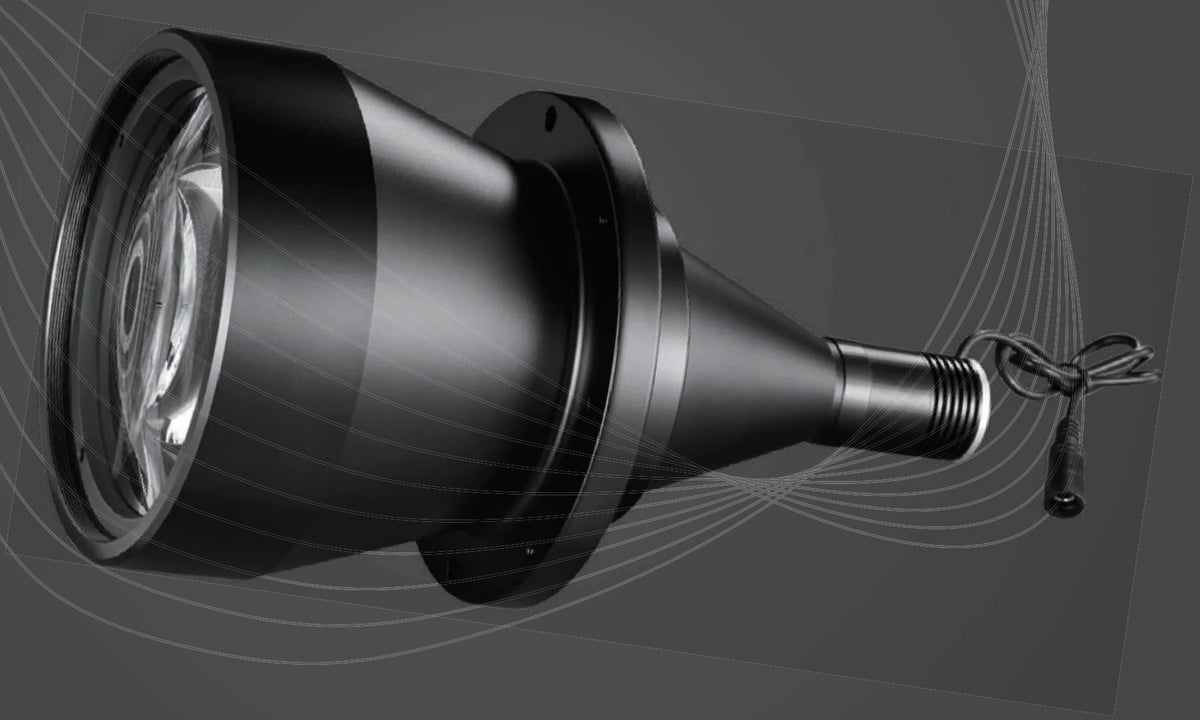 Collimated (telecentric) illumination, beam dia. 26-240 mm (LS-VCL-26-XW-Y)