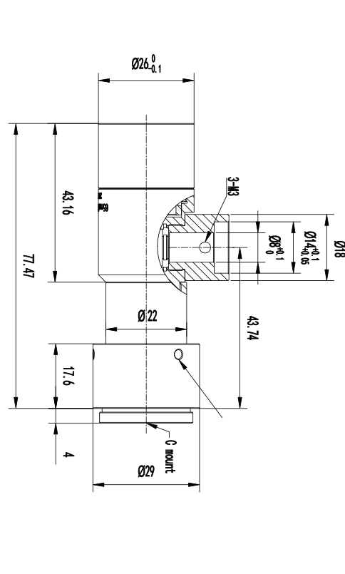 LS-VDH15-65C-230 dimensions (mm)