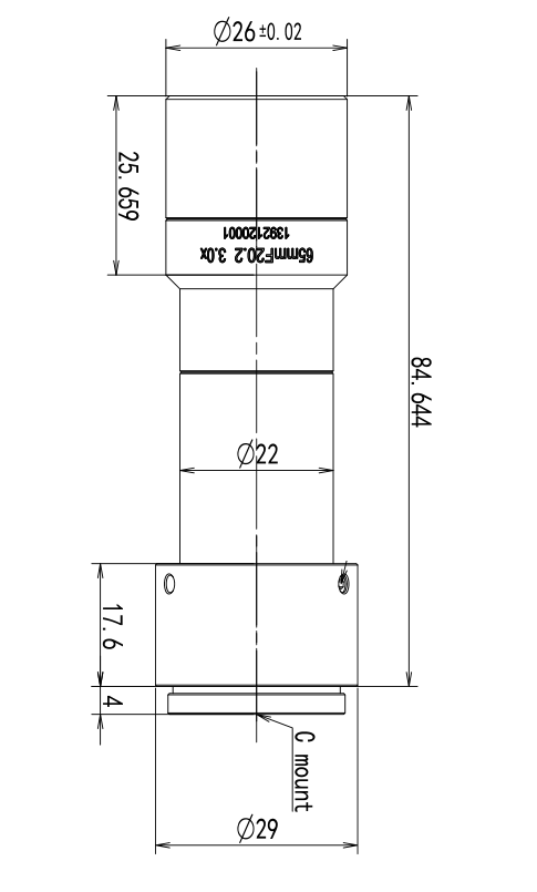 LS-VDH30-65-230 dimensions (mm)