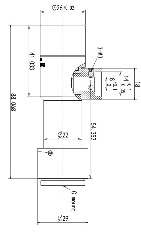 LS-VDH30-65C-230 dimensions (mm)
