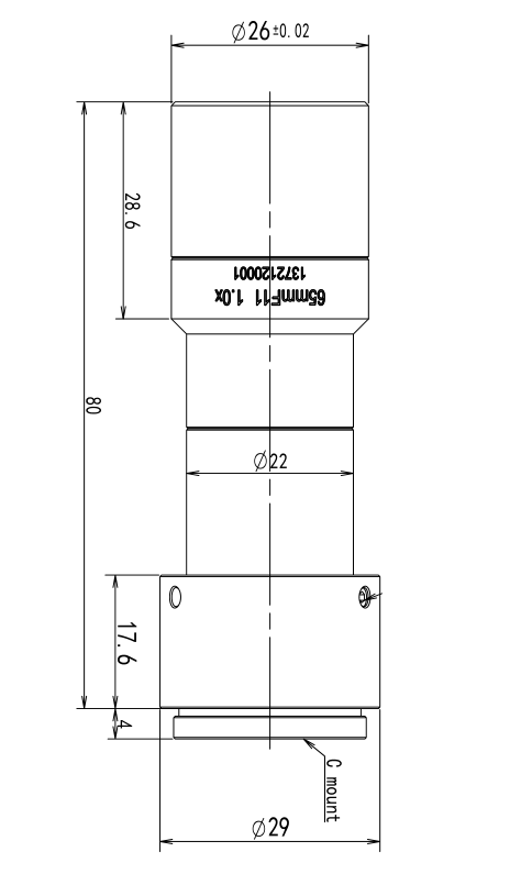 LS-VDH10-65-230 dimensions (mm)