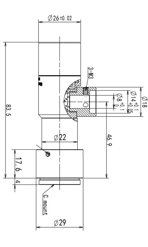 LS-VDH10-65C-230 dimensions (mm)