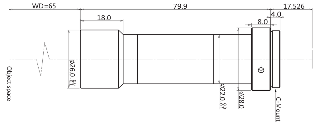 LS-VWH10-65AT dimensions (mm)