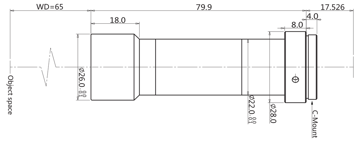 LS-VWH10-65AT dimensions (mm)