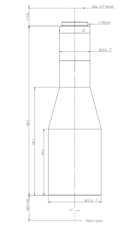 LS-VWK03-180-230 dimensions (mm)