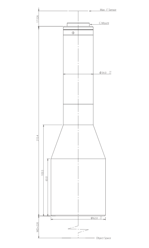 LS-VWK055-220-110 dimensions (mm)