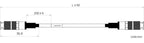 LS-ACXP12-HDBNC-HDBNC-HF-4M dimensions (mm)