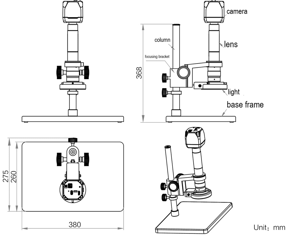 MV-MZS400H-101 dimensions (mm)