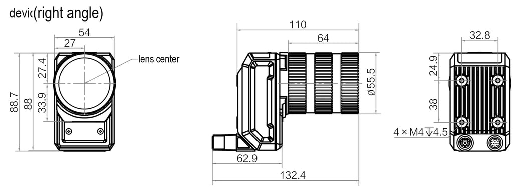 MV-ID5120RM-00C-NNN dimensions (mm)