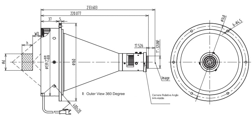 LS-SRO2401 dimensions (mm)