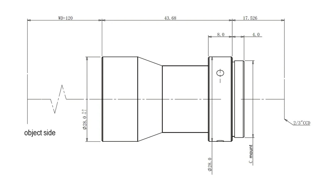 LS-MY-027-120-MP dimensions (mm)