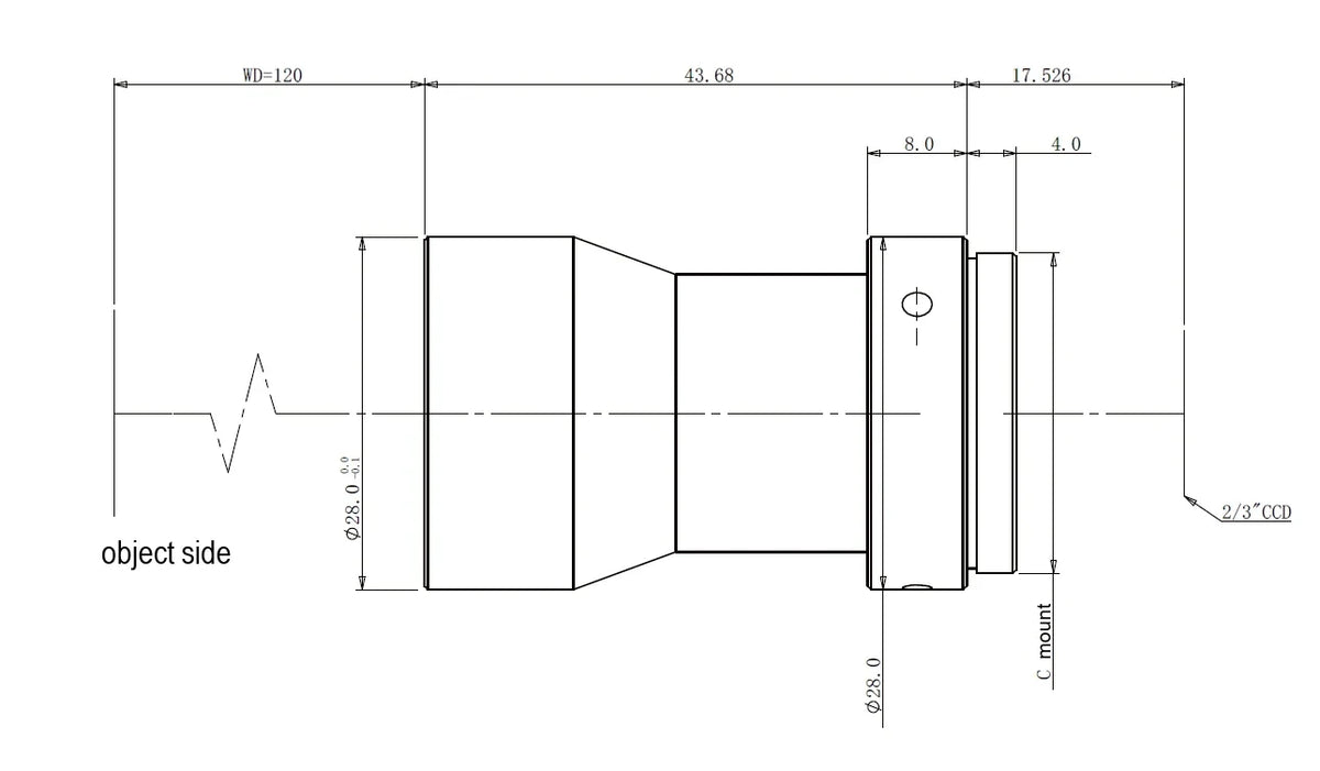 LS-MY-027-120-MP dimensions (mm)
