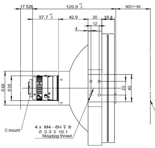 LS-SOD23100 dimensions (mm)