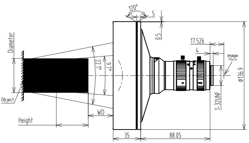 LS-SOD4250 dimensions (mm)