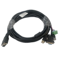 Hikrobot MV-IDA-PE-HDB15-USBRJ45DB9Open-ST-2.5m Standard DB15 power/I/O combo cable, DB15 to USB2.0/RJ45 male/open cable, Static cable