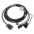 Hikrobot MV-IDA-PE-HDB15-RJ45FDB9Open-ST-3.5m Standard DB15 power/I/O combo cable, DB15 to RJ45 female/USB2.0/DB9/open cable, Static cable