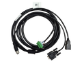 Hikrobot MV-IDA-PE-M12A17pF-openRJ45FDB9-ST-3m Integrated cable, Ethernet female, static, 3 m, 17-pin to open/RJ45/DB9