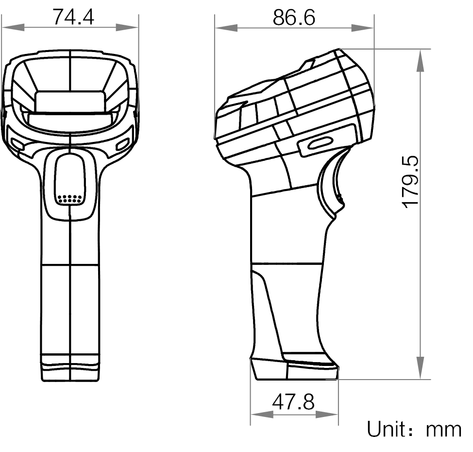 MV-BS100-06T-IP/13SR/05RN/US dimensions (mm)
