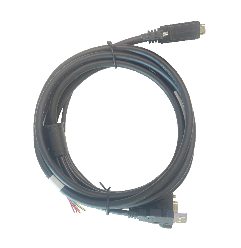 Hikrobot MV-IDAPE-DB15M-USBDB9FOPEN--ST-2m For V2.0 version 2013EM, Power/communication cable, Static applications