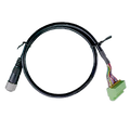 Hikrobot MV-IDA-P-M12A17pF-Open-ST-0.5m Standard 17-pin power cable, 17-pin circular connector to open-end cable, 0.5 m, Static applications