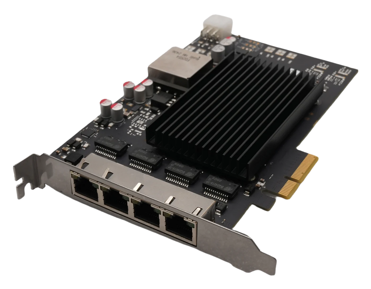 Hikrobot MV-GE4004P Quad 2.5G Ethernet Adaptor, POE