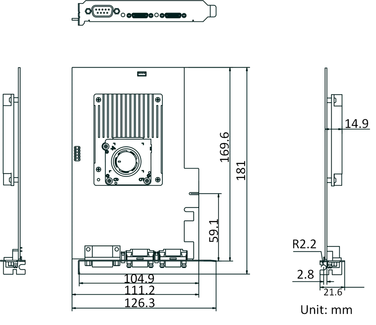 MV-GC1102IOL dimensions (mm)