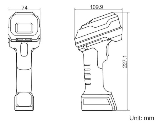 HIK-XD90-DL66-HD dimensions (mm)