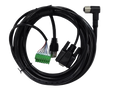 Hikrobot MV-IDA-PE-M12A17pF(UP)-openRJ45DB9-ST-3m Integrated-cable Ethernet port, static, 90°, 3 m, 17-pin to open/RJ45/DB9
