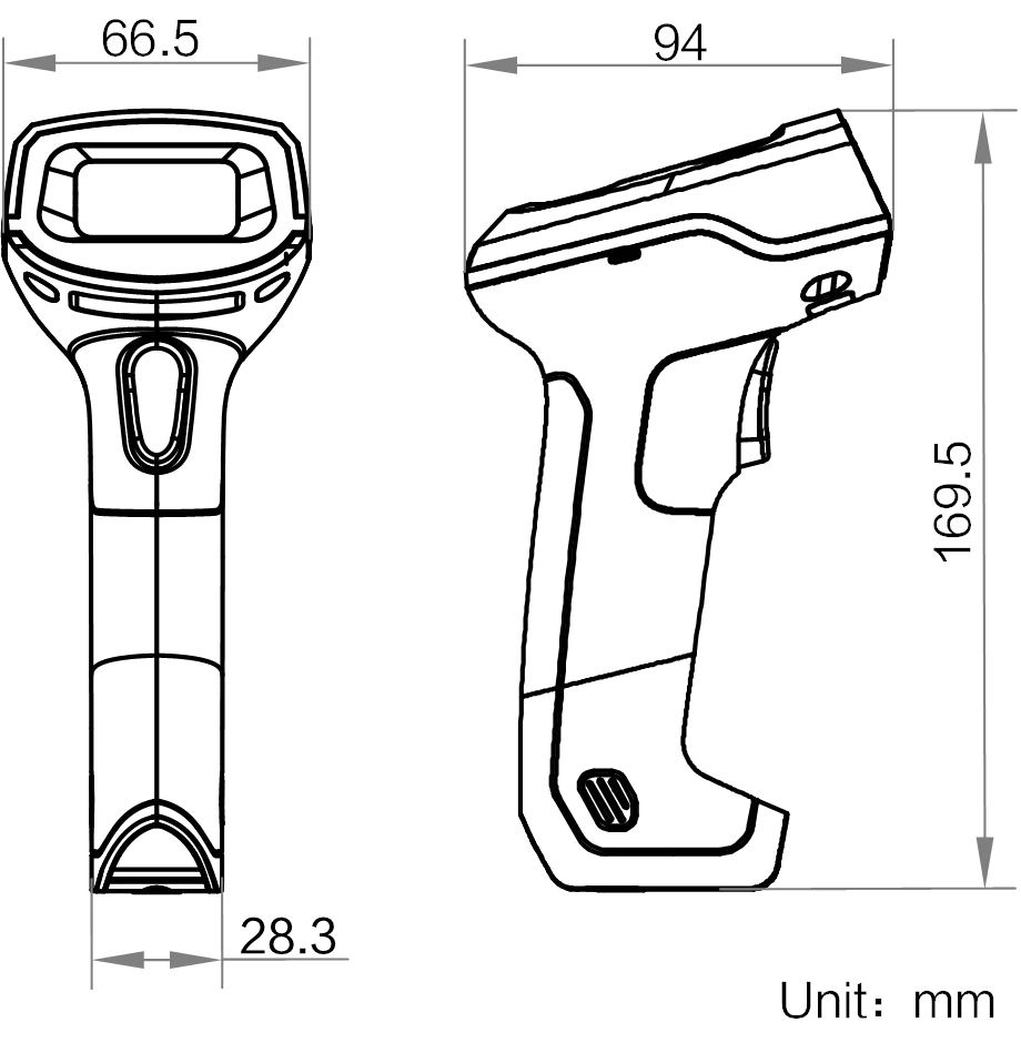 MV-IDH2000RF/H/13SR/05WN dimensions (mm)