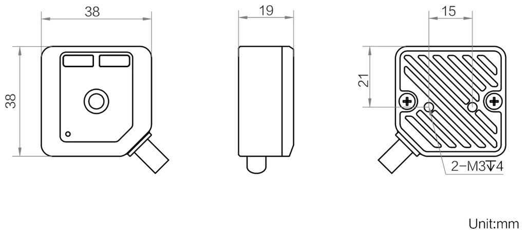 MV-ORF-120GH-R dimensions (mm)